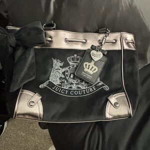 Juicy Couture Black and Metallic scotty daydreamer